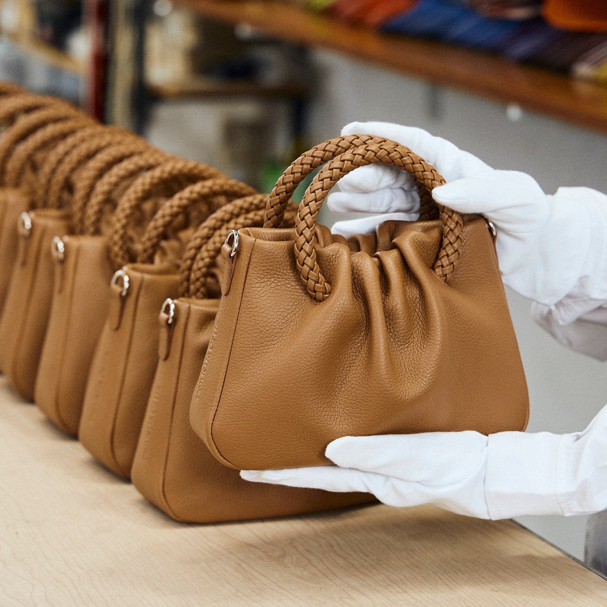 Hazel Bag - Handcrafted in Argentina by our artisans. Luxury handbags. Worth Avenue, Palm Beach.