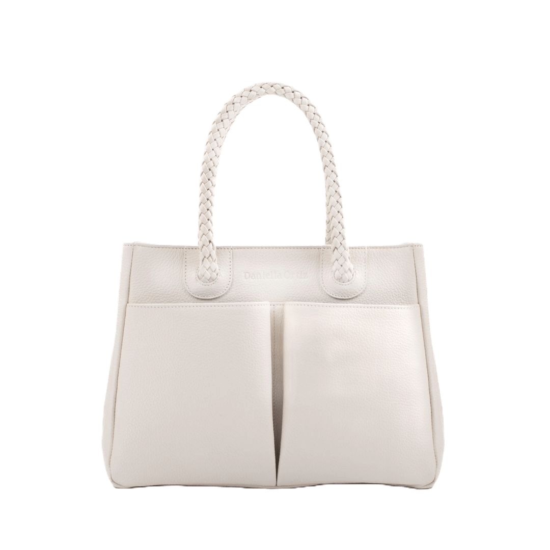 Mila – Braided Handle Leather Handbag | Daniella Ortiz