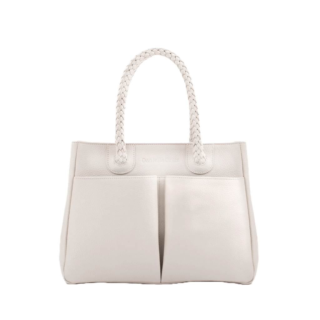 Mila – Braided Handle Leather Handbag | Daniella Ortiz